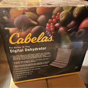 Cabelas New in Box Pro Series 12-Tray Digital Dehydrator